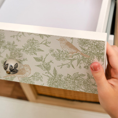 Autocolant pentru mobila Model botanic