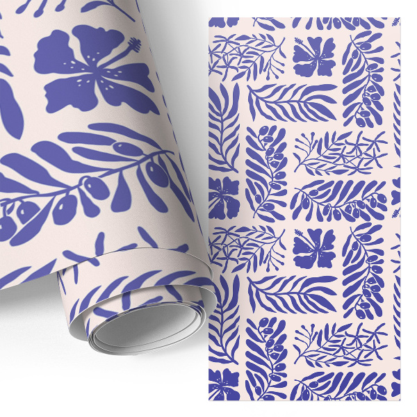 Folie autoadeziva pentru mobila Modele botanice