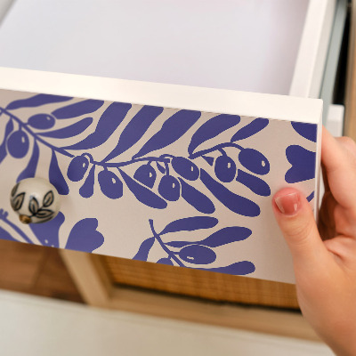 Folie autoadeziva pentru mobila Modele botanice