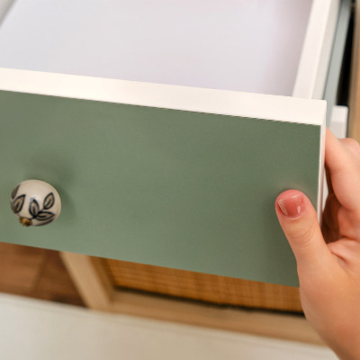 Folie autocolanta mobila Verde estompat