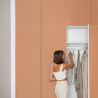 Folie autoadeziva pentru mobila Portocaliu pastel