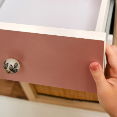 Autocolant pentru mobila Culoare cărămidă