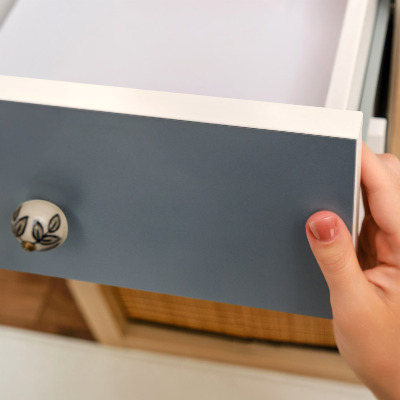 Folie autoadeziva pentru mobila Albastru marin pastel