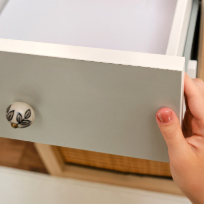 Autocolant pentru mobila Gri neutru