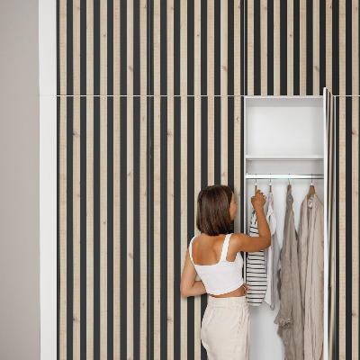 Folie autocolanta mobila Șipci de lemn