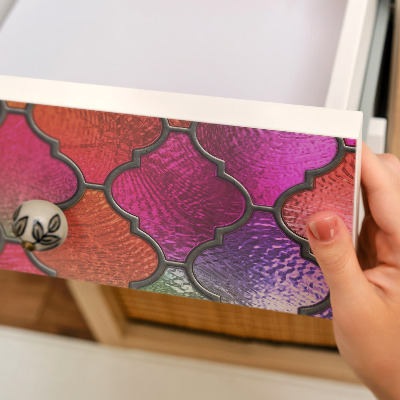 Tapet mobila Vitralii curcubeu