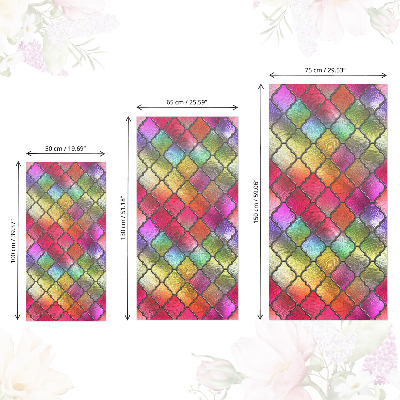 Tapet mobila Vitralii curcubeu