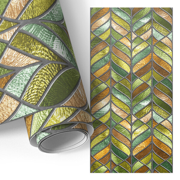 Autocolant mobila Frunze de vitraliu