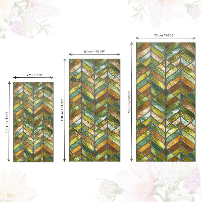 Autocolant mobila Frunze de vitraliu