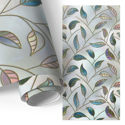 Autocolante mobila Frunze de vitraliu