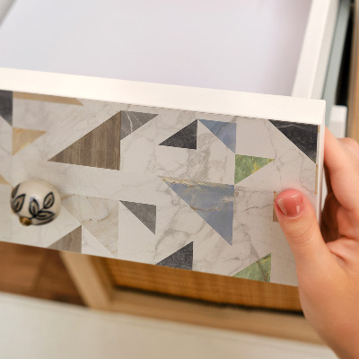 Folie autocolanta mobila Model geometric