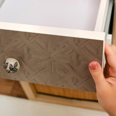 Folie autocolanta mobila Simetrie lemnoasă