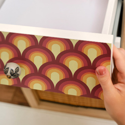 Autocolant pentru mobila Model retro