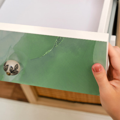 Folie autoadeziva pentru mobila Abstracție verde