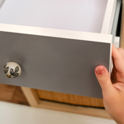 Autocolante mobila Gri închis