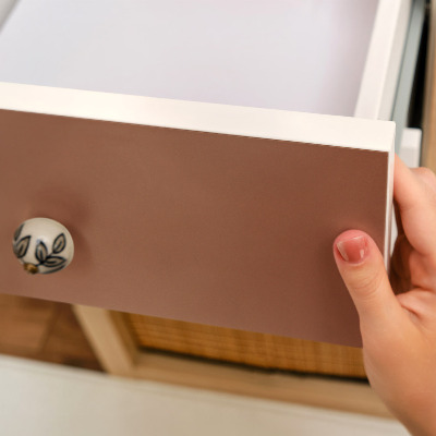 Autocolant pentru mobila Portocaliu închis