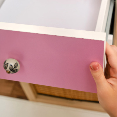 Folie autocolanta mobila Roz rece