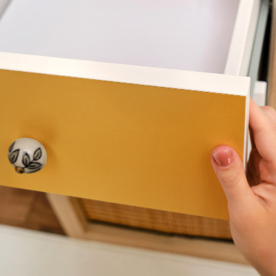 Autocolant mobila Portocaliu intens