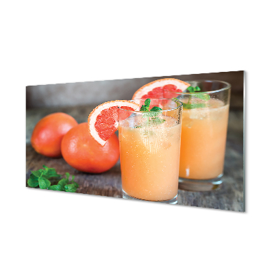 Tablouri pe sticlă grapefruit cocktail