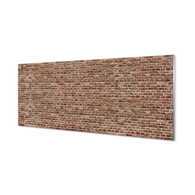 Tablouri pe sticlă Brick perete perete