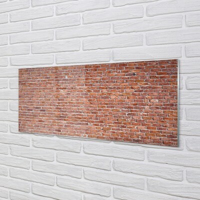 Tablouri pe sticlă Brick perete perete