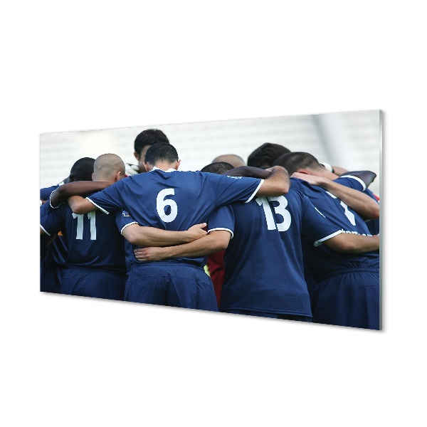 Tablouri pe sticlă Fotbalisti
