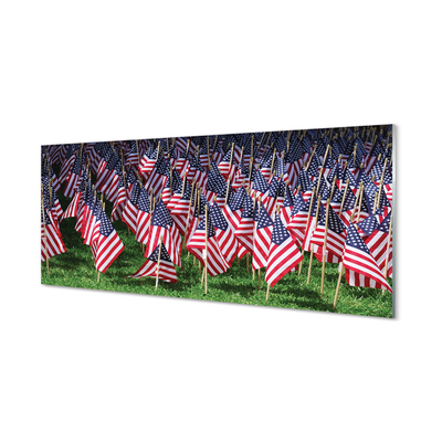 Tablouri pe sticlă Statele Unite ale Americii steaguri