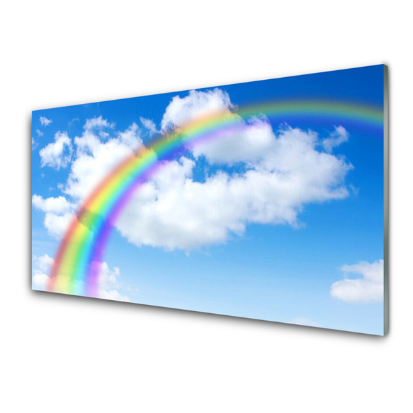 Tablou pe sticla Rainbow Natura Multi