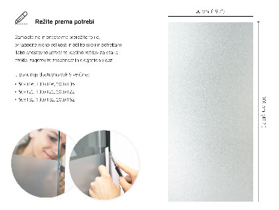 Folie geam privacy translucidă