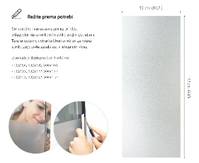 Folie geam privacy translucidă