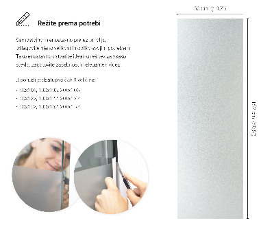 Folie geam privacy translucidă