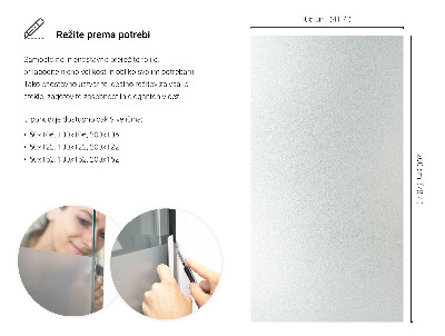 Folie geam privacy translucidă
