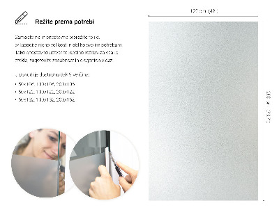 Folie geam privacy translucidă