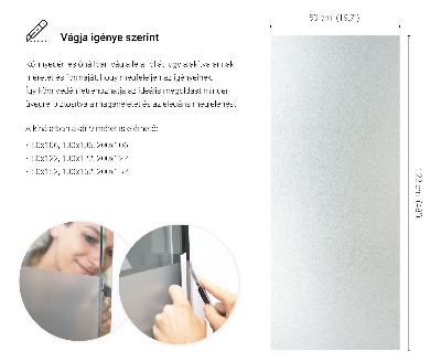 Folie geam privacy translucidă
