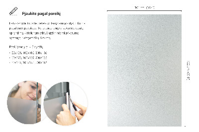 Folie geam privacy translucidă