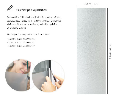 Folie geam privacy translucidă