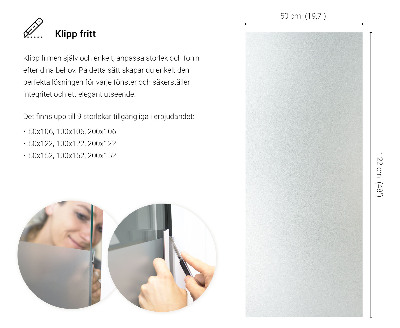 Folie geam privacy translucidă