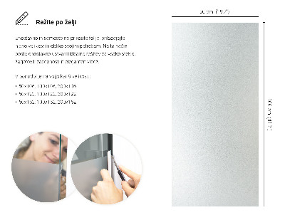 Folie geam privacy translucidă