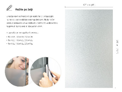 Folie geam privacy translucidă