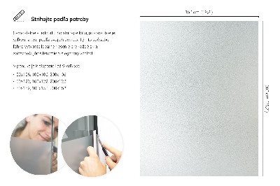 Folie geam privacy translucidă