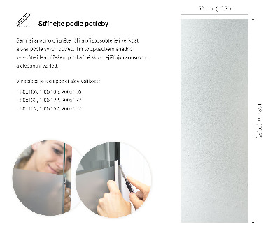 Folie geam privacy translucidă