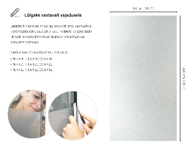 Folie geam privacy translucidă