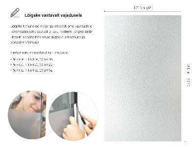Folie geam privacy translucidă
