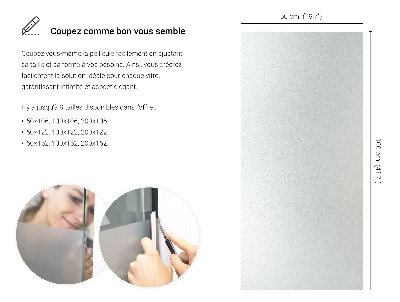 Folie geam privacy translucidă