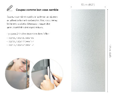 Folie geam privacy translucidă
