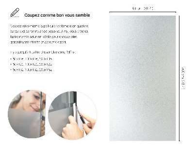 Folie geam privacy translucidă