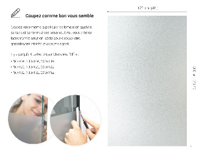 Folie geam privacy translucidă