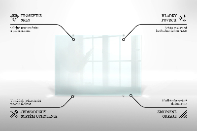 Sticlă bucătărie transparentă