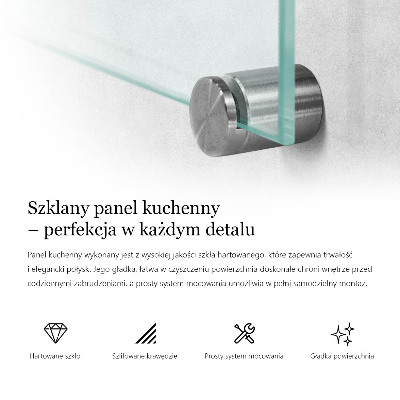 Sticlă bucătărie transparentă
