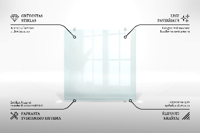 Sticlă bucătărie transparentă